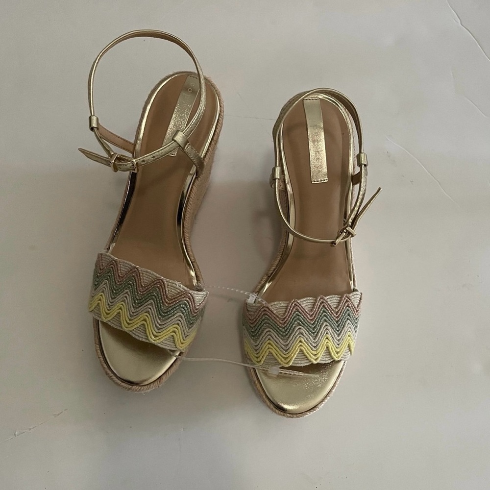 Women’s Ankle Strap Platform Espadrille Wedge